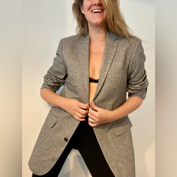 Lands end suit mens suit jacket (worn unisex) - Picture 4 of 16